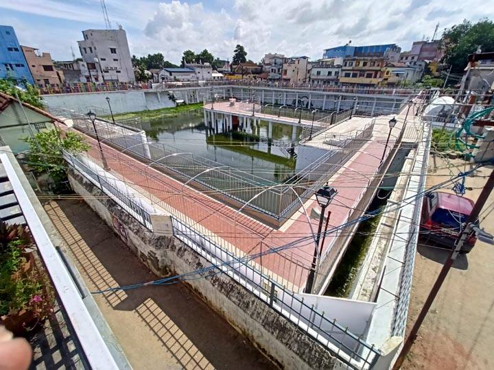 Samanthan Pond cut by the Pandya King's Commander in Thanjavur - Renovation under the Smart City Project தஞ்சையில் பாண்டிய மன்னனின் தளபதி வெட்டிய சாமந்தன் குளம் - ஸ்மார்ட் சிட்டி திட்டத்தின் கீழ் புதுப்பொலிவு