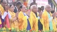 Kashi के बाद Ayodhya पहुंचे BJP के CM, BJP अध्यक्ष JP Nadda के नेतृत्व में अयोध्या दर्शन