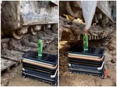 Watch: 10 iPhone, उस पर लाइटर और फिर भारी-भरकम रोलर से जो कारनामा हुआ... देखते रह गए लोग