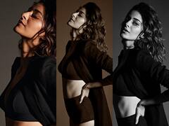 Ananya Panday Photos: अनन्या पांडे का ब्लैक कलर है फेवरेट ! काले रंग के शॉर्ट्स पहनकर यूं फ्लॉन्ट की परफेक्ट टोन्ड बॉडी