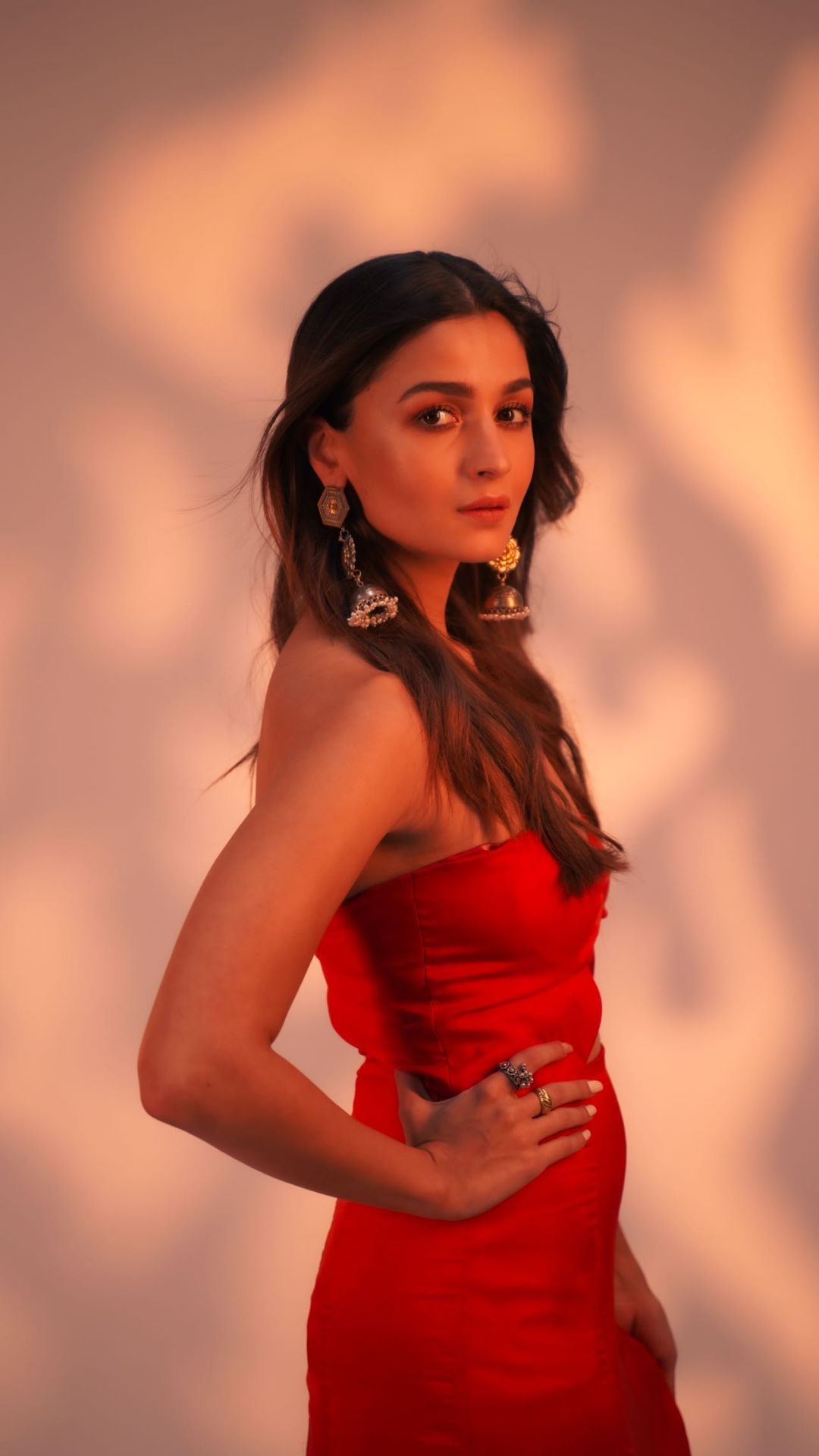 Alia in red dress best sale