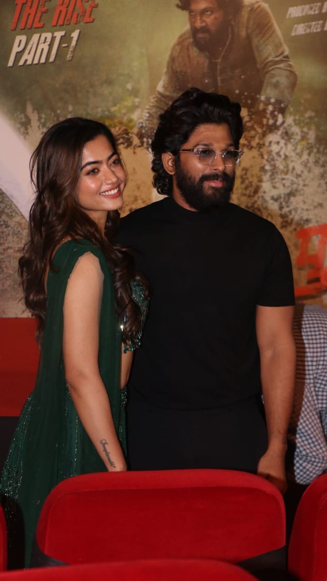 Allu Arjun And Rashmika Mandanna Sizzle At Pushpa Trailer Launch In Mumbai
