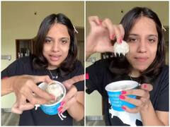 Watch: सोशल मीडिया पर फायर पानीपुरी के बाद सामने आई आइसक्रीम पानीपुरी, यूजर्स ने बताया Wierd 