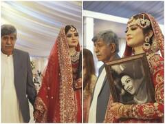 Watch: एक हाथ में पिता का साथ तो दूसरे हाथ में मां की याद, नम आंखों से मंडप में पहुंची दुल्हन, देखने वाले भी हुए इमोशनल