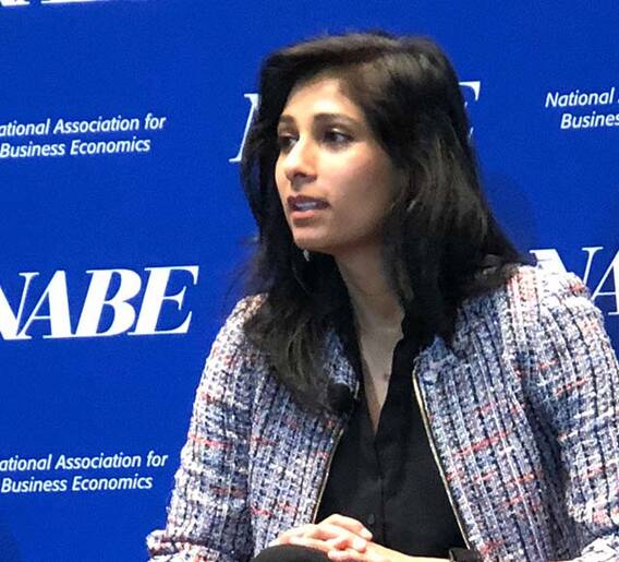 गीता गोपीनाथ यांनी घेतली मोदींची भेट...