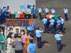 IN PICS | Wreath Laying Ceremony For Late Group Capt Varun Singh At Yelahanka Air Force Station
