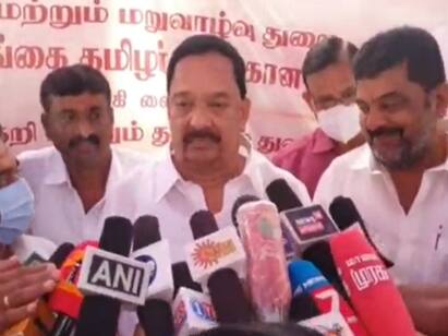 Minister Gandhi criticized BJP leader Annamalai with inappropriate words Watch Video: ‛அவனெல்லாம் ஒரு தலைவனா...’ பாஜக தலைவர் அண்ணாமலையை ஒருமையில் சாடிய அமைச்சர் காந்தி!