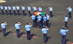 IN PICS | Wreath Laying Ceremony For Late Group Capt Varun Singh At Yelahanka Air Force Station