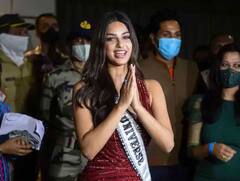 Miss Universe 2021 Harnaaz Sandhu: મુંબઇ પહોંચી મિસ યુનિવર્સ 2021 હરનાઝ સંધૂ, કરાયુ ભવ્ય સ્વાગત