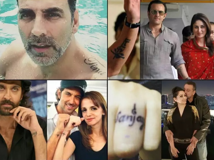 Bollywood Celebs Tattooed For Their Partner Deepika Padukone Saif Ali Khan  Shibani Dandekar  महबबत क हद पर कर जब सलबस न बनवय परटनर क नम  क टट कछ ह रह ह