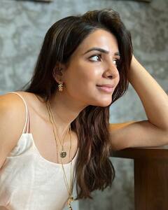 Actress  samantha | அழகில் ஜொலிக்கும் சமந்தா..! லேட்டஸ்ட் க்ளிக்ஸ்!!