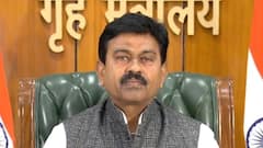 MoS Ajay Mishra Teni conducts meeting via video conferencing in his office