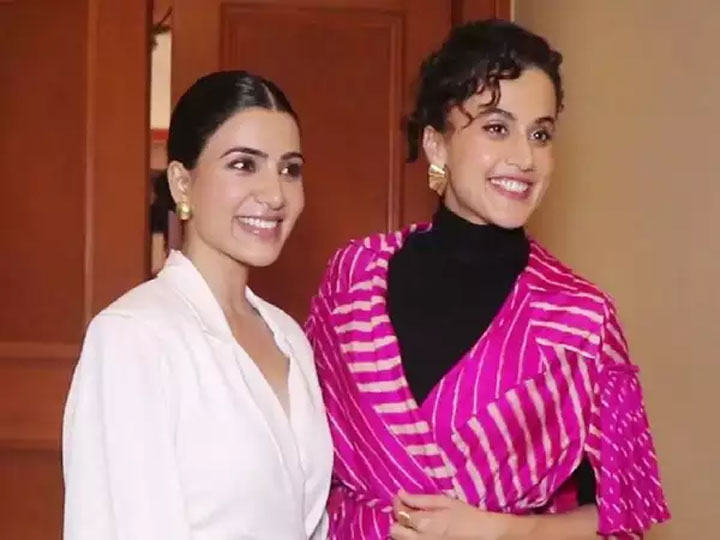 Samantha Ruth Prabhu And Taapsee Pannu Join Hands For Women Based Story,  Know The Details | एक साथ फिल्म में दिखेंगीं Taapsee Pannu और Samantha Ruth  Prabhu? महिला आधारित फिल्म के लिए