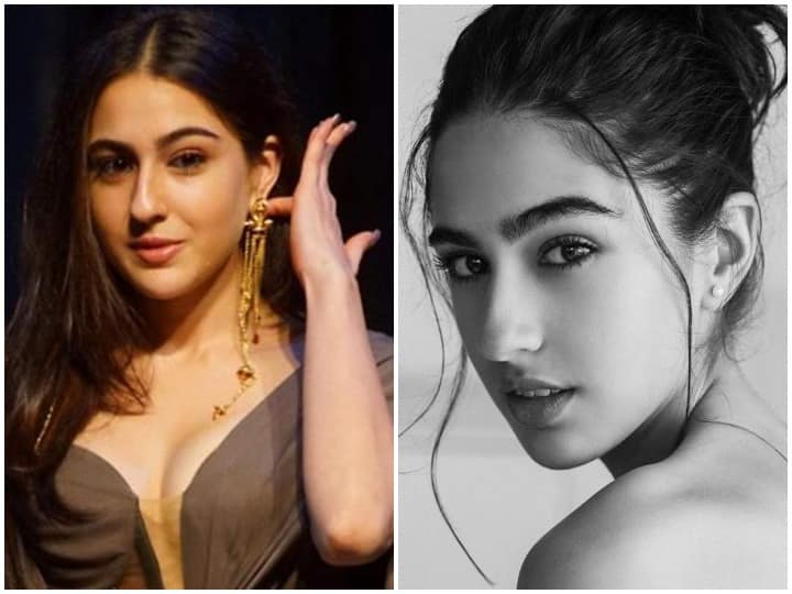 Sara revealed that kartik aaryan is the first crush in bollywood, blushing actress indicated with arrow sign Sara Ali Khan का बॉलीवुड में पहला 'Crush' कौन? इंटरव्यू में पटौदी प्रिंसेस ने दिया था जवाब