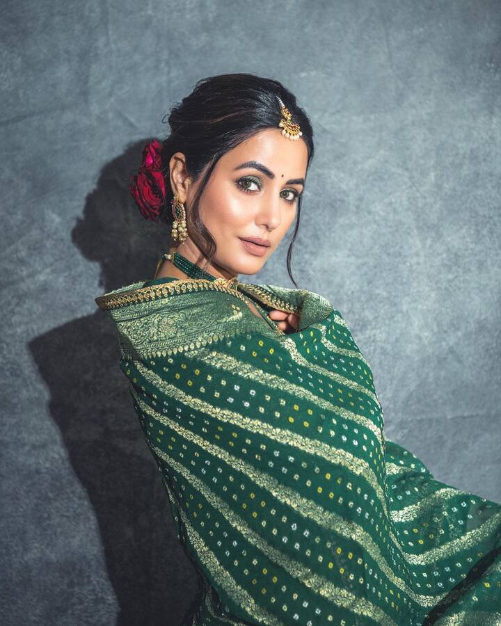 'बिग बॉस', 'खतरों के खिलाडी' या रिअ‍ॅलिटी शोच्या माध्यमातून हिनाला खऱ्या अर्थाने लोकप्रियता मिळाली. (photo:realhinakhan/ig)