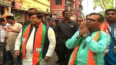 KMC Election 2021: 'এবার বদলের পালা', ১২৪ নং ওয়ার্ডের BJP প্রার্থীর প্রচারে সুকান্ত মজুমদার | Bangla News