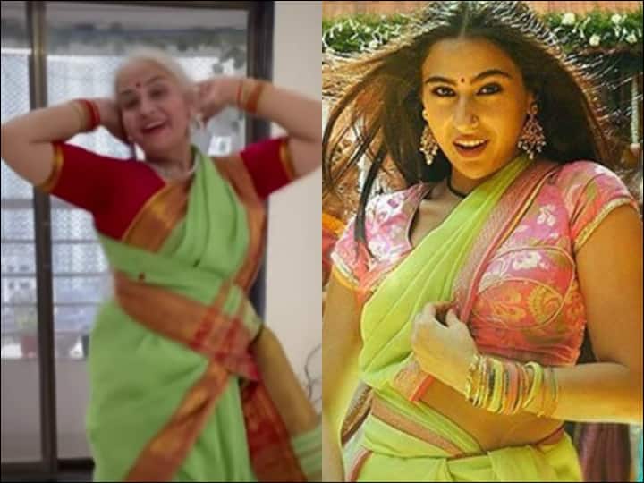 63-Year-Old Dadi Ravi Bala Sharma Dance Video On Sara Ali Khan 'Chaka Chak' Watch Viral Video 63-Year-Old 'Dancing Dadi' Wins Over Internet With Her Graceful Moves On 'Chaka Chak'. Sara Ali Khan Is All Hearts