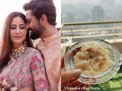Katrina Kaif Makes Halwa: कैटरीना ने शादी के बाद पकाई पहली रसोई, विक्की कौशल को मीठे में खिलाई ये डिश
