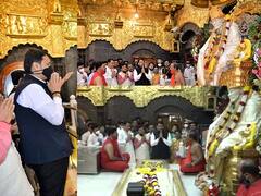 विरोधी पक्षनेते देवेंद्र फडणवीस शिर्डीत, साईबाबांचा आशिर्वाद घेत दौऱ्याला सुरुवात