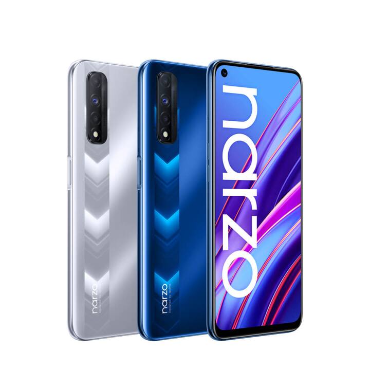 realme Narzo 30 में 6GB की रैम के साथ 64GB की इंटरनल मैमोरी दी गई है. इसमें 5000mAH की बैटरी दी गई है. फ्लिपकार्ट पर इसकी कीमत 14499 रुपये है. इसमें 6.5 इंच की डिस्प्ले दी गई है.  यह एंड्रॉयड 11 पर काम करता है. स्टेट बैंक के क्रेडिट कार्ड से खरीदने पर इसपर 1000 रुपये की छूट दी जा रही है.