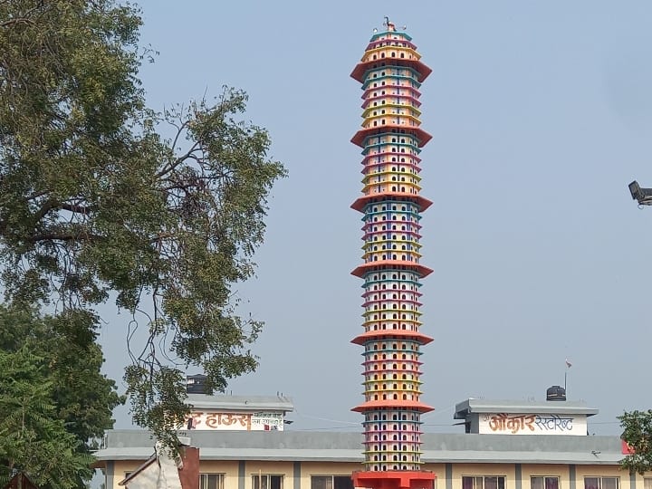 Madhya Pradesh Devotee of Gujarat in Ujjain make Bird Houses in Mangalnath Temple ANN Ujjain News: पक्षियों का नया बसेरा देखकर दंग रह जाएंगे आप, एक गुंबज में बने हैं साढ़े तीन सौ आशियाने