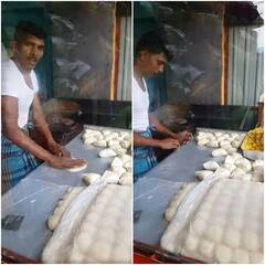 Watch: सिर्फ हाथों से शख्स ने देखते ही देखते बना डाला समोसा, टैलेंट को देख हैरान हुए लोग