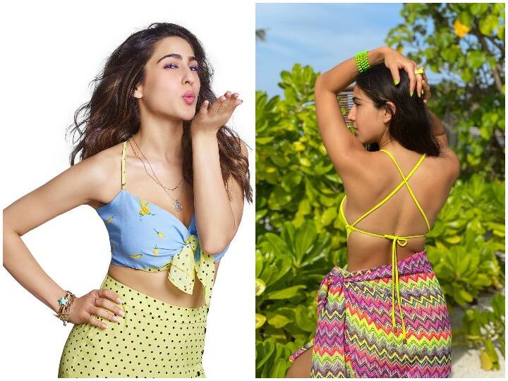 Sara Ali Khan Bikini Photos: सारा अली खान (Sara Ali Khan) इन दिनों अपनी अपकमिंग फिल्म अतरंगी रे (Atrangi Re) की रिलीज को लेकर सुर्खियां बटोर रही हैं. इसी बीच एक्ट्रेस (Sara Ali Khan Bikini Photo) की कुछ बिकिनी तस्वीरों ने सोशल मीडिया पर आग लगा रखी है.