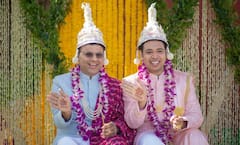 Video: తెలంగాణలో ఫస్ట్ ‘గే’ మ్యారేజ్.. మంగళ స్నానాలు, సంగీత్.. అబ్బో వేడుక మామూలుగా లేదు