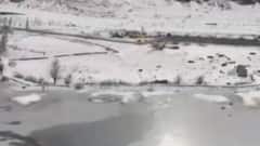 ઉત્તર ભારતમાં બરફવર્ષાથી જામ્યા નદીના પાણી, જુઓ કેવી છે સ્થિતિ?