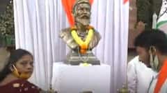 Mumbai : कर्नाटकात शिवारायांचा अपमान, मुंबईत राष्ट्रवादी काँग्रेस आक्रमक