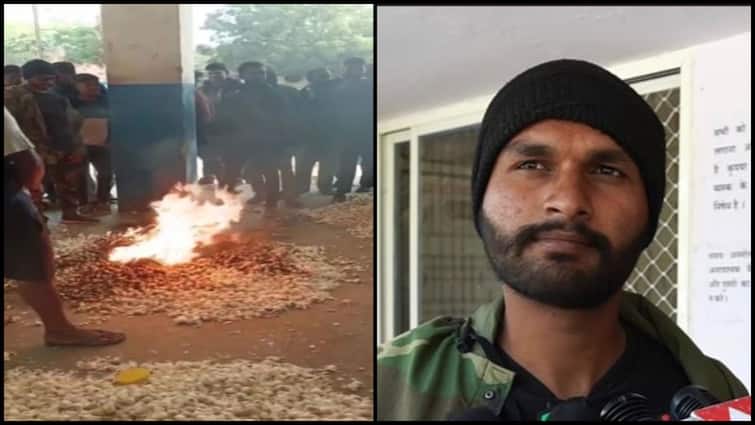 Watch: Upset Over Not Getting Fair Price, Farmer Sets One Quintal Of Garlic Produce Ablaze Watch: Upset Over Not Getting Fair Price, Farmer Sets One Quintal Of Garlic Produce Ablaze