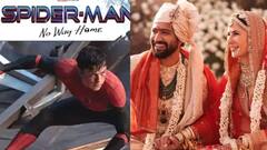 Top Enertainment News Today: রেকর্ড ব্যবসা 'স্পাইডারম্যান'-এর, ভিকি-ক্যাটরিনার গৃহপ্রবেশের পুজো, আজকের সেরা বিনোদনের খবর