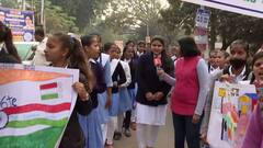 UP Assembly elections 2022 | Rajkiya Mahila Mahavidalaya Hamirpur students' campaign to urge people to cast vote