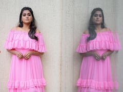 Ramya Nambessan clicks: ஹே ரோசு ரோசு ரோசு அழகான ரோசு நீ... ரோஸ் பியூட்டியாக ரம்யா நம்பீசன்..!