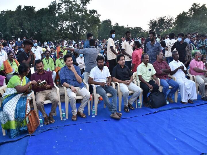 மார்கழியில் மக்களிசை இசை நிகழ்ச்சியில் பா.ரஞ்சித் மற்றும் மதுரை எம்.பி