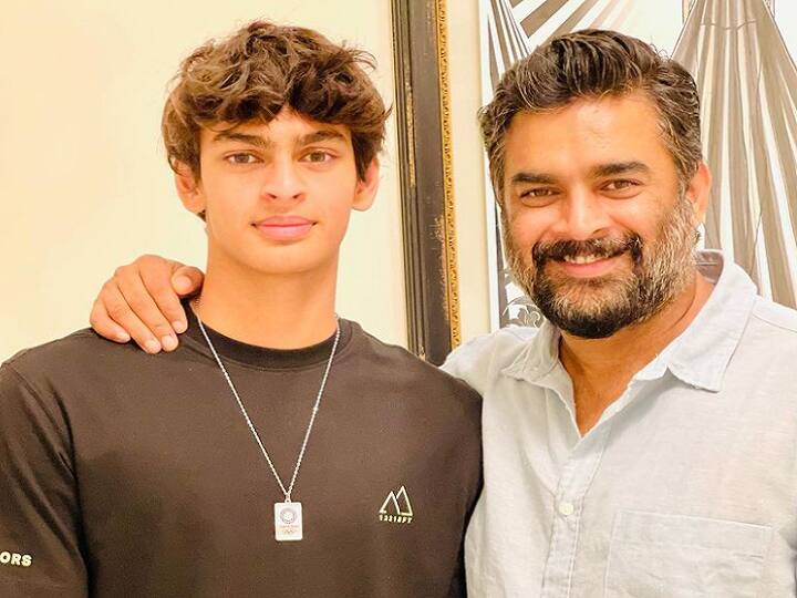 Actor R madhavan Shifted To Dubai For sons swimming practice for Olympic 2026 मुलाला ऑलिम्पिक 2026 ची तयारी करता यावी म्हणून आर. माधवन दुबईला शिफ्ट, कोरोनाच्या संकटामुळे घेतला निर्णय