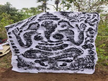 Ganesha knows Do you know Vinayaki? - 5th century statue found near Chengalpattu விநாயகர் தெரியும் விநாயகி தெரியுமா? - செங்கல்பட்டு அருகே கண்டெடுக்கப்பட்ட 5ஆம் நூற்றாண்டு  சிலை