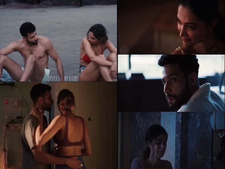 Gehraiyaan Teaser out Deepika Padukone And Siddhant Chaturvedi sizzling chemistry with ananya pandey Gehraiyaan Teaser : Deepika Padukone आणि Siddhant Chaturvediचा किसिंग सीन व्हायरल, पाहा टीजर