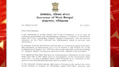 Pegasus : পেগাসাসে রাজ্যের তদন্ত কমিশন নিয়ে ফের মুখ্যমন্ত্রীকে চিঠি রাজ্যপালের | Bangla News
