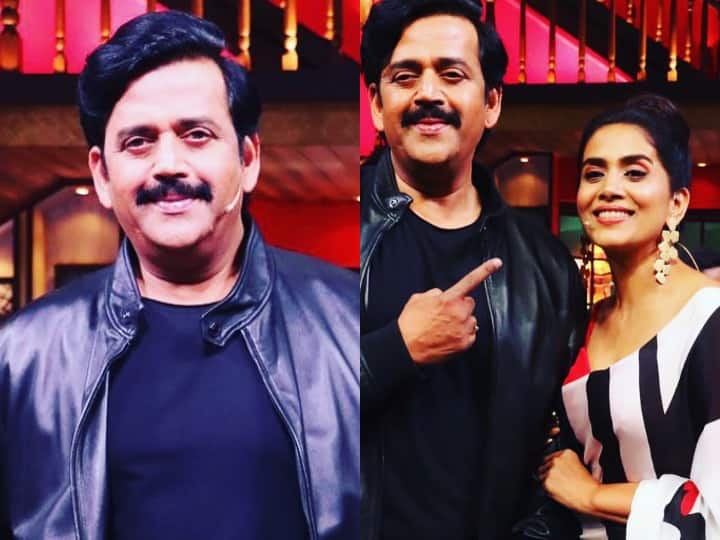 Ravi Kishan In Kapil Sharma Show: भोजपुरी के अमिताभ बच्चन कहे जाने वाले रवि किशन हाल ही में टीवी के फेमस कपिल शर्मा शो में नजर आए थे. इस दौरान उन्होंने शो में काफी धमाल मचाया. शो में उनके साथ सोनाली कुलकर्णी और सचिन खेडेकर भी शामिल हुए थे. देखिए इस दौरान की कुछ खास तस्वीरें.....