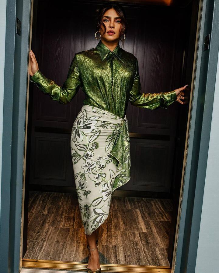 ప్రియాంక చోప్రా ట్రెండీ లుక్స్ Image credit: Priyanka Chopra/Instagram)