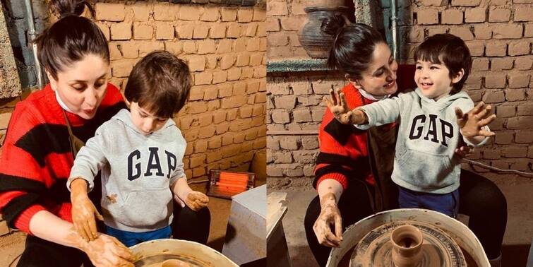 Taimur Ali Khan Birthday: Kareena Kapoor Khan posts video of little Taimur wishing him happy birthday Taimur Ali Khan Birthday: জন্মদিনে আদরের টিমকে 'মাথা উঁচু করে এগিয়ে' যাওয়ার বার্তা মা করিনার