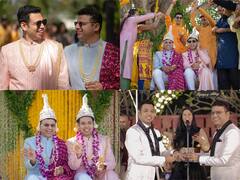 Telangana में समलैंगिक जोड़े ने रचाई शादी, परिवार के सदस्य भी रहे मौजूद, देखें तस्वीरें