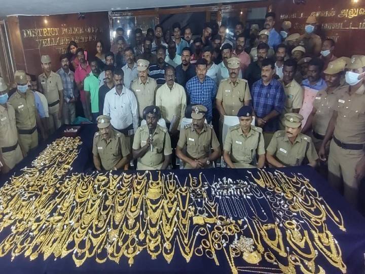 TN Police has successfully recovered Jos Alukkas 15 kg stolen gold வேலூர் ஜோஸ் ஆலுக்காஸ் கொள்ளை:  ஐந்தே நாட்களில் தங்க நகைகளை மீட்ட தமிழக காவல்துறை