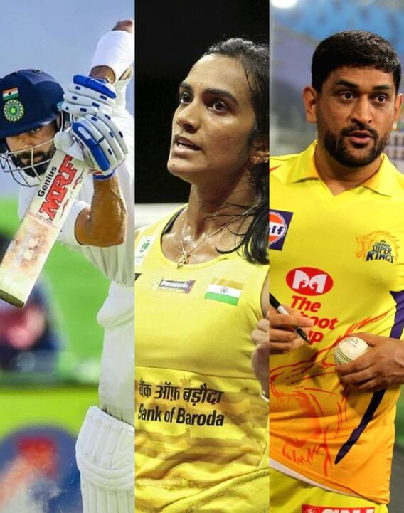 விராட் டூ சிந்து: 2021ல் இணையத்தை ஆக்கிரமித்த இந்திய விளையாட்டு பிரபலங்கள்