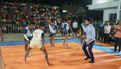 PHOTO : आमदार ऋतुराज पाटलांनी मारलं मैदान; कबड्डीच्या मैदानात दाखवलं कसब