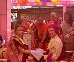 જર્મનીના યુવકે રશિયન યુવતી સાથે ગુજરાતના આ ગામડામાં આવીને હિન્દુ ધાર્મિક વિધિથી કર્યા લગ્ન, ગુજરાતીઓ બન્યા જાનૈયા, તસવીરો વાયરલ