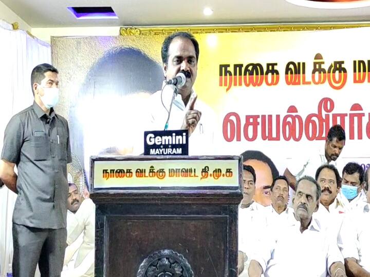 '' Alliance parties should embrace without hesitation '' - Minister Siva Meyyanathan's speech ’’கூட்டணி கட்சியினர் மனம் நோகாமல் அரவணைத்து செல்ல வேண்டும்’’- அமைச்சர் சிவ.வீ.மெய்யநாதன் பேச்சு