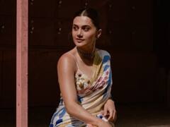 Taapse pics: புடவையில்...சூரிய ஒளியில் டாப்ஸி கொடுத்த கியூட் போஸ்கள்..!