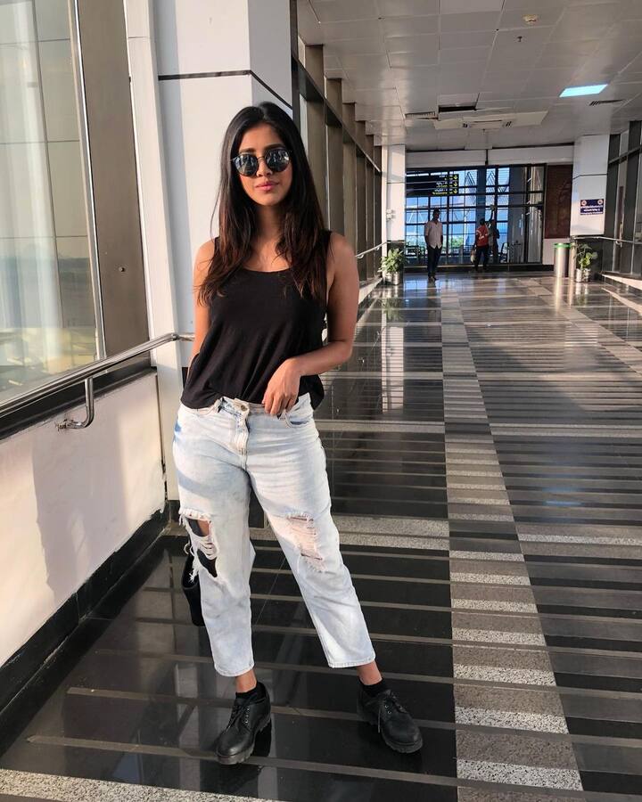 తెలుగులో చేసిన నన్ను దోచుకుందువటే సినిమాతో తెరంగేట్రం చేసింది.  -Image Credit: Nabha Natesh/Instagram